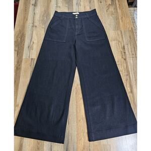 Farmers Market Wide Leg Black Jeans Women’s Size 8 Bohemian